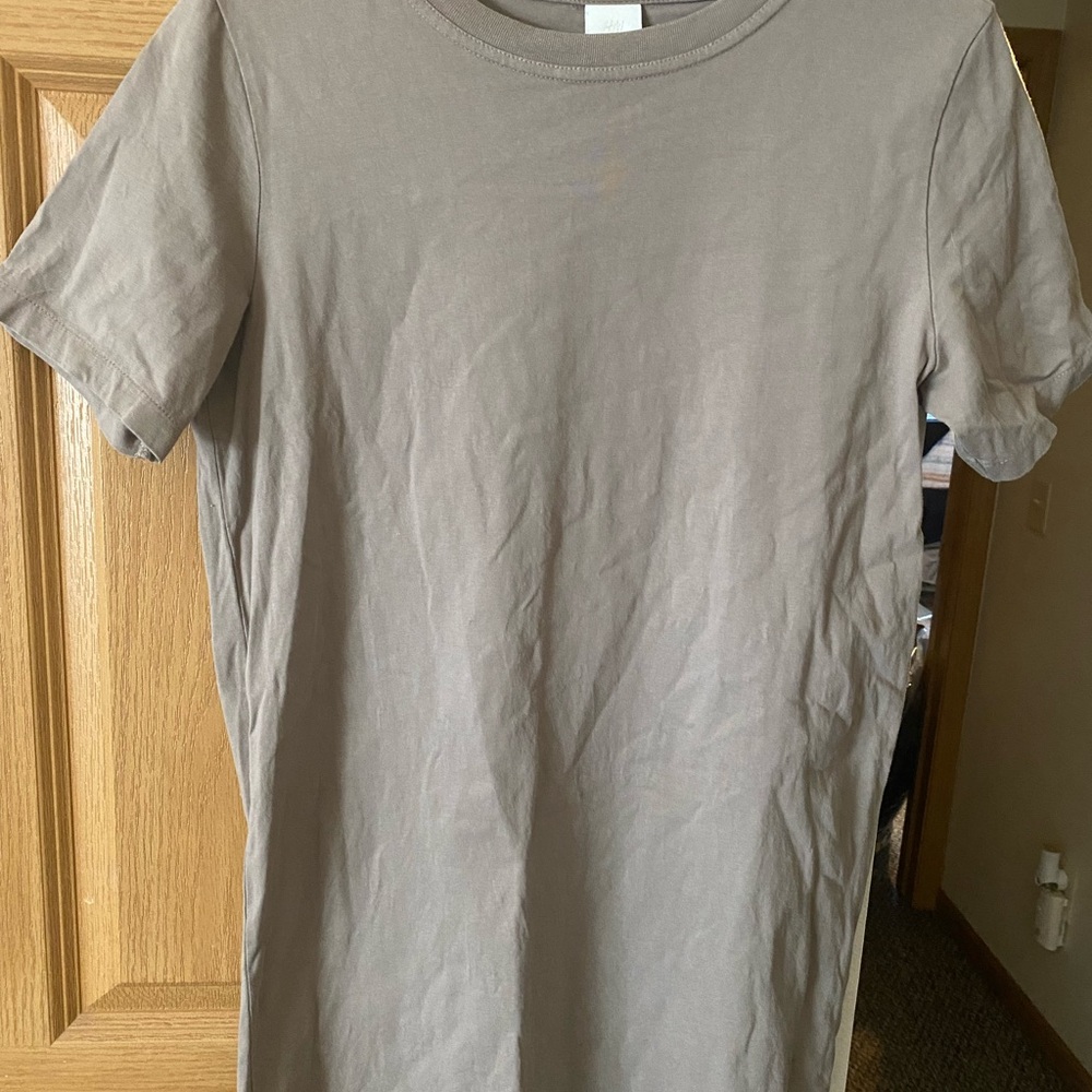 SOLD!!! H&M tan t-shirt dress